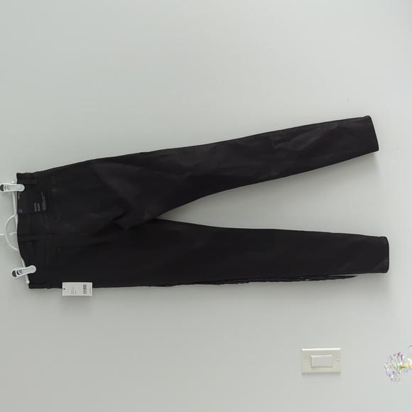 J Brand x Halpern coated black skinny jeans with metal fringe detail - Picture 7 of 7